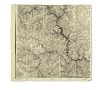 MONTGOMERIE, THOMAS GEORGE.  Map of Kashmir with Part of Adjacent Mountains.  1859